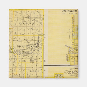 Aimant Carte du comté de Miami