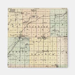 Aimant Carte du comté de Sainte-Croix