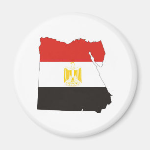 Aimant carte du drapeau de l'egypte