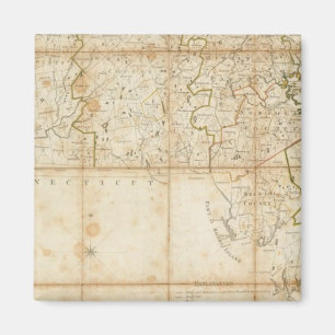 Aimant Carte Du Massachusetts