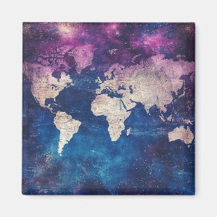 Aimant Carte du monde céleste vintage (4)