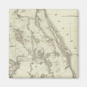 Aimant Carte Du Siège De La Guerre En Floride