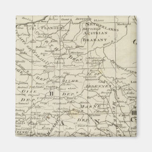 Aimant Carte du siège de la guerre en France