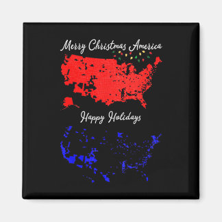 Aimant Carte électorale 2024 Joyeux Noël Trump Nouveau Pr