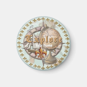 Aimant Carte Explorateur