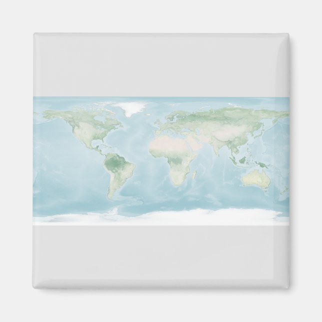 Aimant Carte Explorateur de la surface de la Terre (Devant)