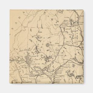 Aimant Carte ferroviaire du Maine