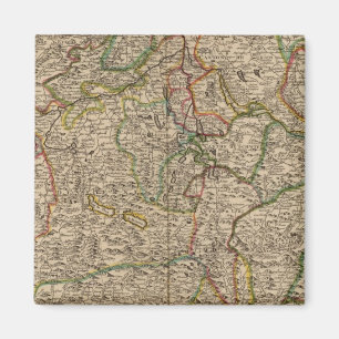 Aimant Carte gravée suisse