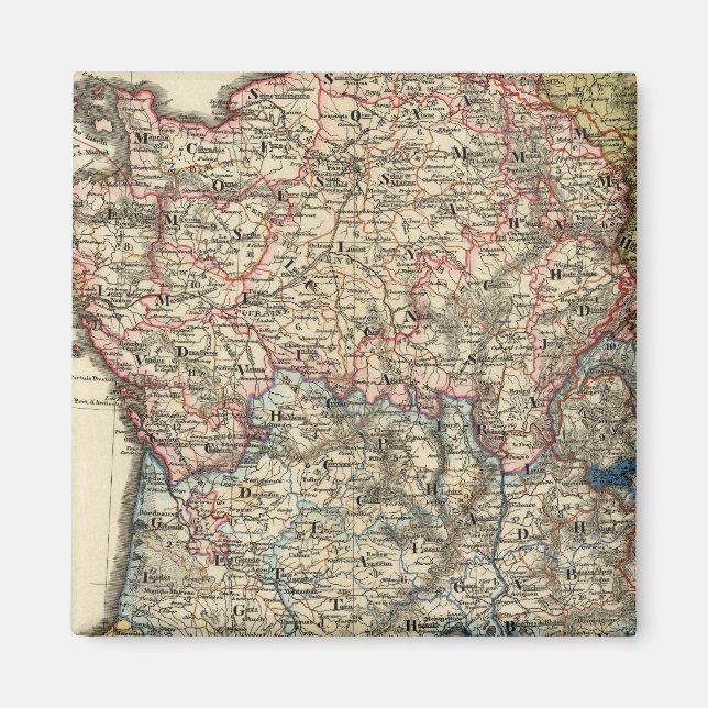 Aimant Carte linguistique de la France (Devant)