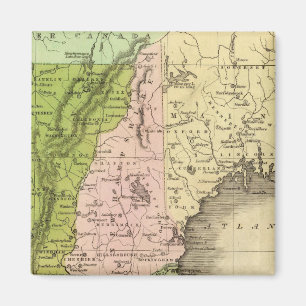Aimant Carte Olney des États de l'Est