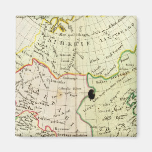 Aimant Carte physique de l'Asie