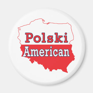 Aimant Carte Polski américaine