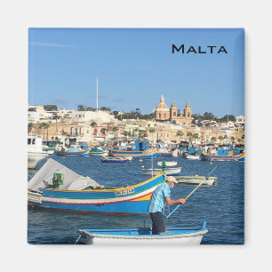 Aimant Carte postale Malte
