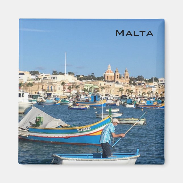 Aimant Carte postale Malte (Devant)