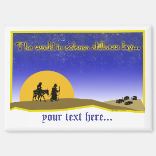 Aimant Carte postale Solennel