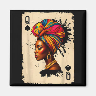 Aimant Carte Reine de la Mélanine Africaine Histoire Noir