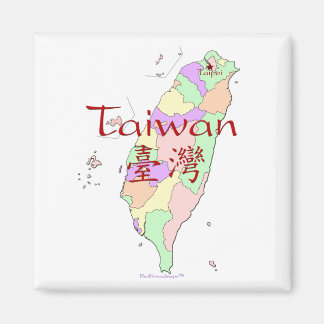 Aimant Carte Taiwan