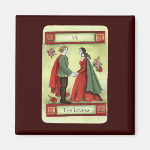 Aimant Carte tarot "Les Amoureux"