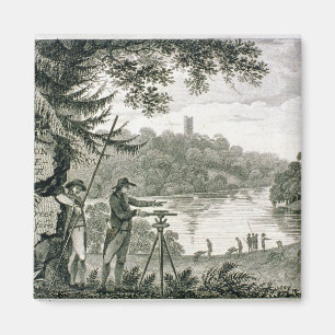 Aimant Carte téléphonique de Humphrey Repton, gravée par 