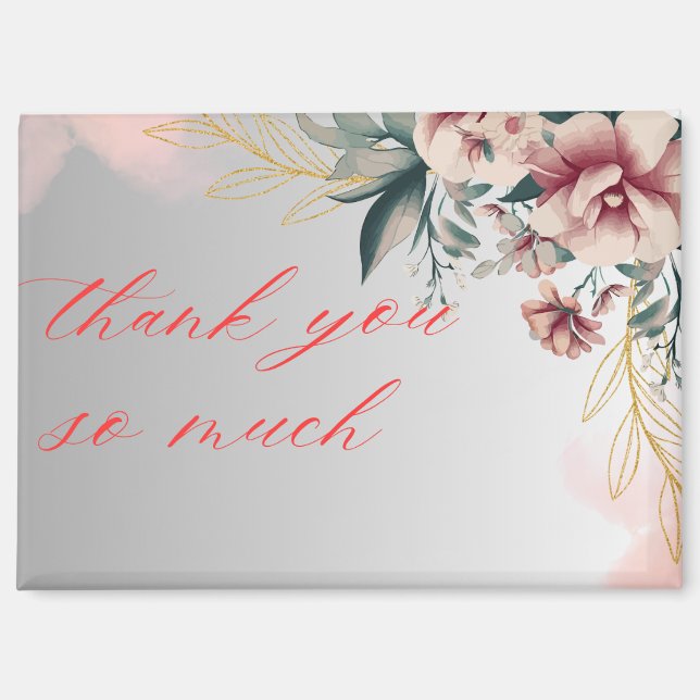 Aimant carte thankyou (Recto)