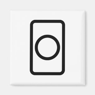 Aimant Carte Zener   Cercle creux
