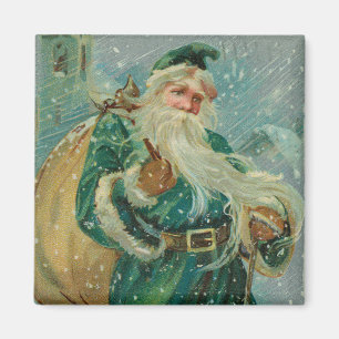 Aimant Cartes de vœux de Noël - Carte postale rétro du Pè