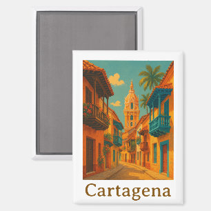 Aimant Carthagène Colorée Colombie Charme caribéen