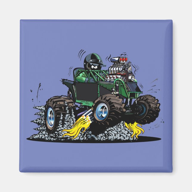 Aimant Cartoon buggy (Devant)