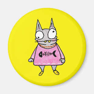 Aimant Cartoon Kitten