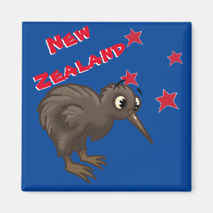 Aimant Cartoon Kiwi Bird
