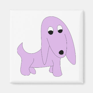 Aimant Cartoon purple