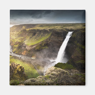 Aimant Cascade de Haifoss   Été en Islande