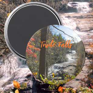 Aimant Cascade de Triple Falls North Carolina Photographi