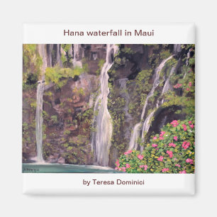 Aimant Cascades de Hana dans Maui, Hawaï