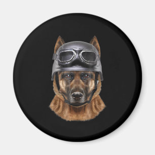 Aimant Casque berger allemand pour chien cadeau pour le m