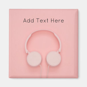 Aimant Casques roses avec fils