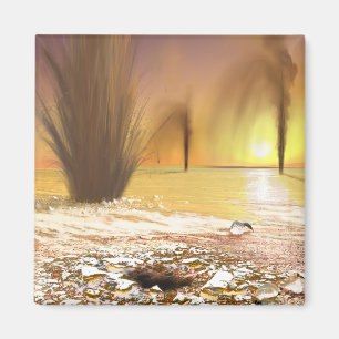 Aimant Casquette de glace polaire sud de Martian