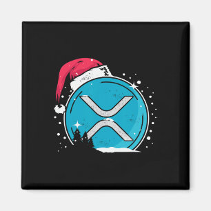 Aimant Casquette de Noël Xrp Moonshot Ripple Crypto Merch
