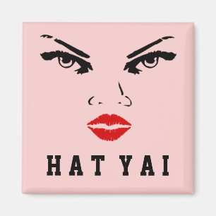 Aimant Casquette Yai, Thaïlande Femme amie épouse