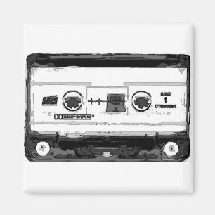 Aimant Cassette d'art pop