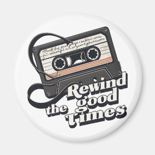 Aimant Cassette rétro design pour les amateurs de nostalg