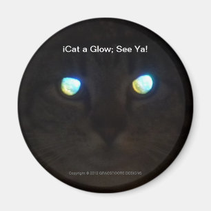 Aimant Cat a Glow; Voir Ya!