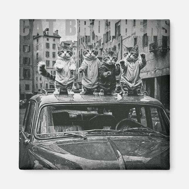 Aimant cat brothers (Devant)