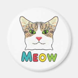 Aimant Cat Face Meow