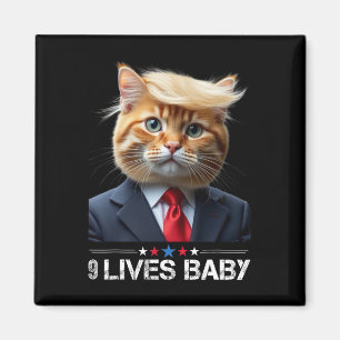 Aimant Cat Trump 9 Vit Ba1drôle Mème Trump