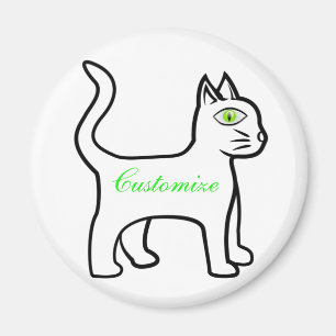 Aimant Cat vert Thunder_Cove