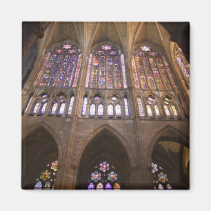 Aimant Catedral de León, vitraux intérieurs