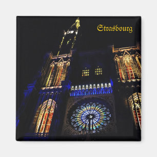Aimant Cathédrale de Strasbourg, France souvenir de voyag