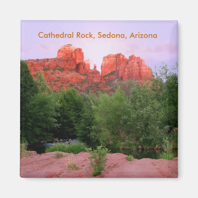 Aimant Cathédrale Rock, Sedona, Arizona (Devant)
