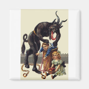 Aimant cauchemar noël krampus